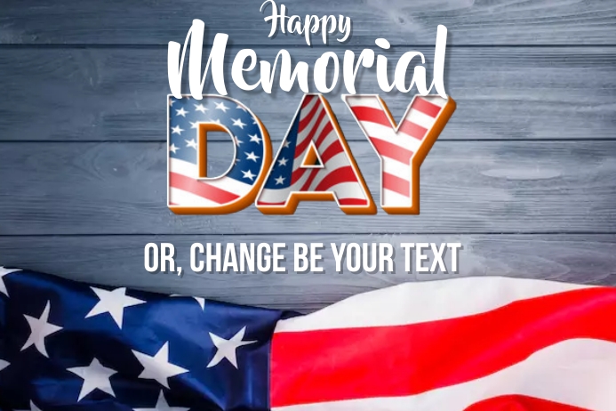 Copy of Template Happy Memorial Day poster & flyer | PosterMyWall
