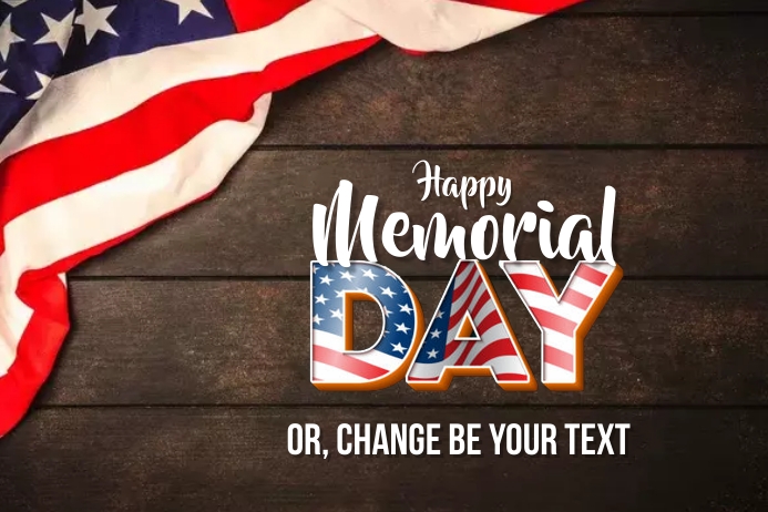 Copy of Template Happy Memorial Day poster & flyer | PosterMyWall