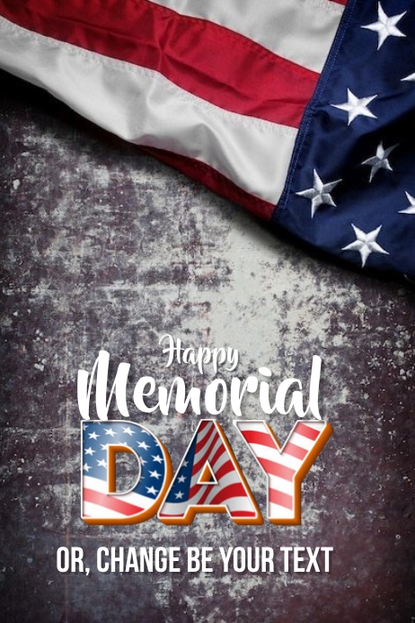 Copy of Template Happy Memorial Day poster & flyer | PosterMyWall