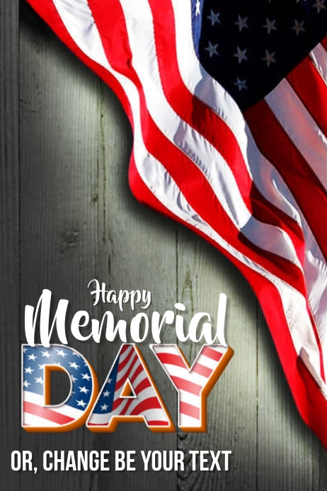 Template Happy Memorial Day poster & flyer | PosterMyWall