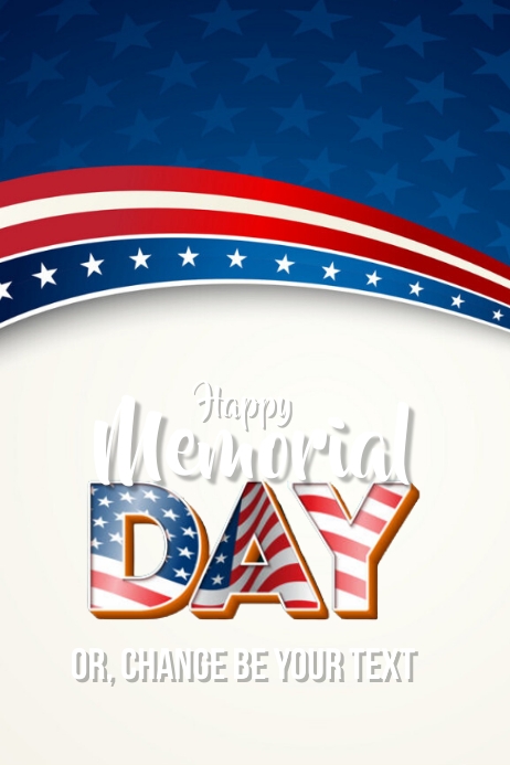 Template Happy Memorial Day poster & flyer | PosterMyWall