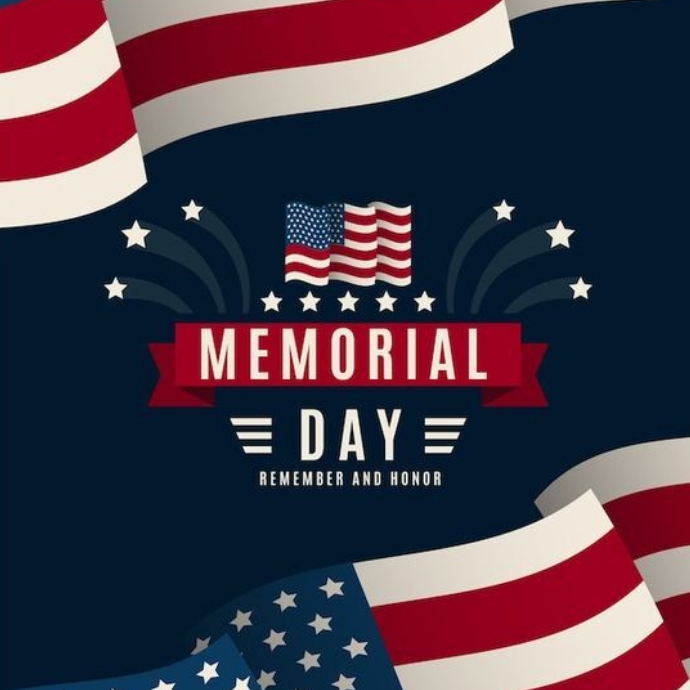 Template Happy Memorial Day Poster & Flyer Logo