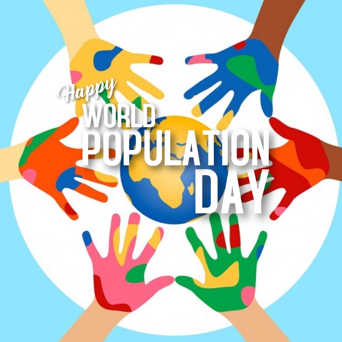 Copy of Template happy world population day growth | PosterMyWall