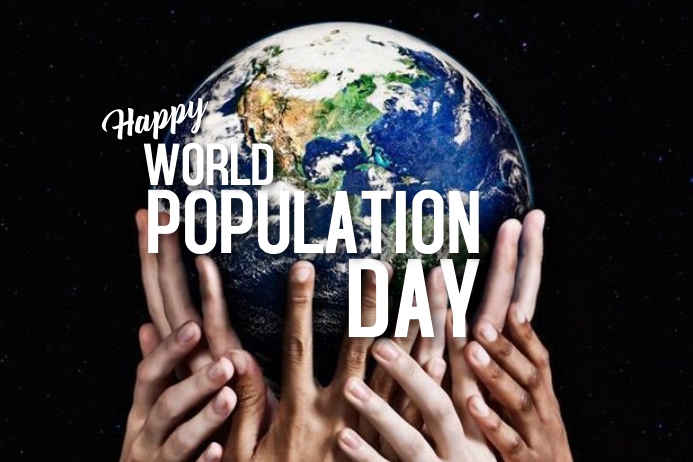 Template happy world population day growth | PosterMyWall