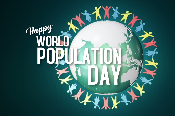 Template happy world population day growth | PosterMyWall