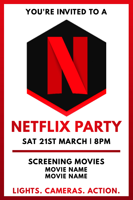 Template movie Poster