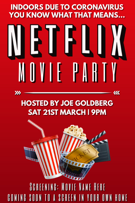 Template movie Poster