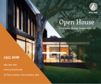 Template Open House Mellemstort rektangel