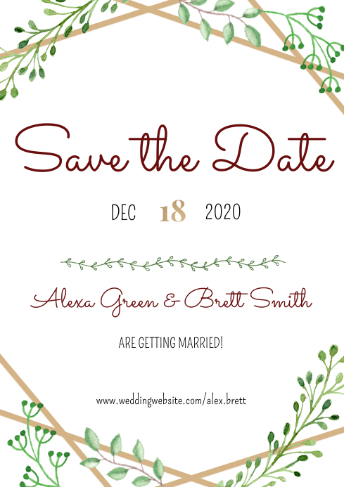 Suchschablone Die Save The Date Wedding Ist Vorlage Postermywall