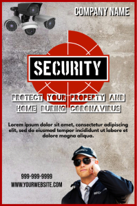 Security Poster Example Template security | PosterMyWall