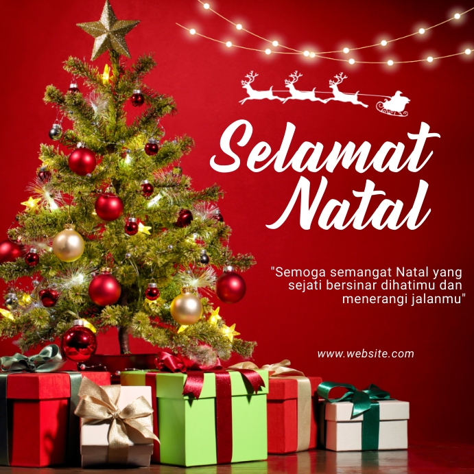 Template Selamat Natal | PosterMyWall