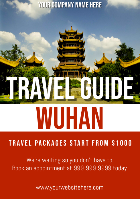 Template Travel China Wuhan Postermywall