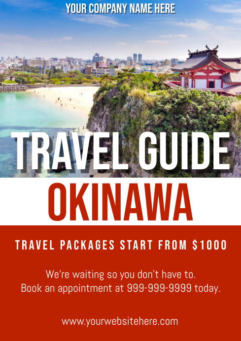 Template Travel Japan Okinawa Postermywall