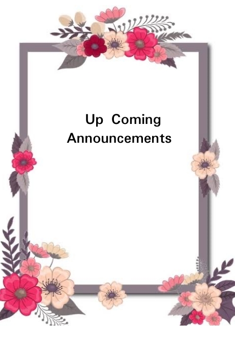 Templates announcements Poster