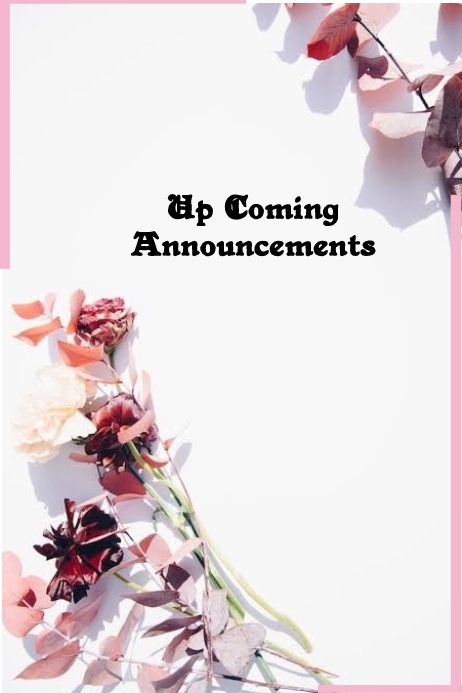 Templates announcements | PosterMyWall