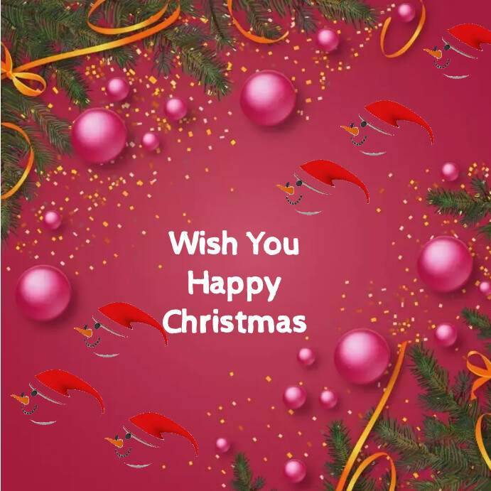 Templates announcements greeting Christmas | PosterMyWall