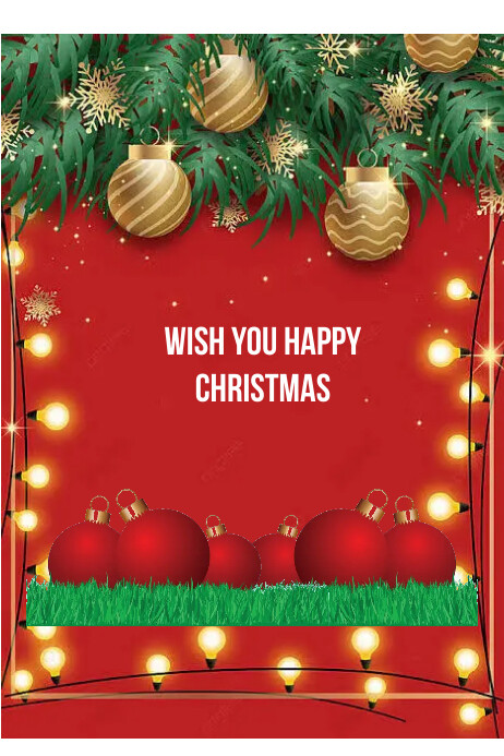 Templates announcements greeting Christmas | PosterMyWall