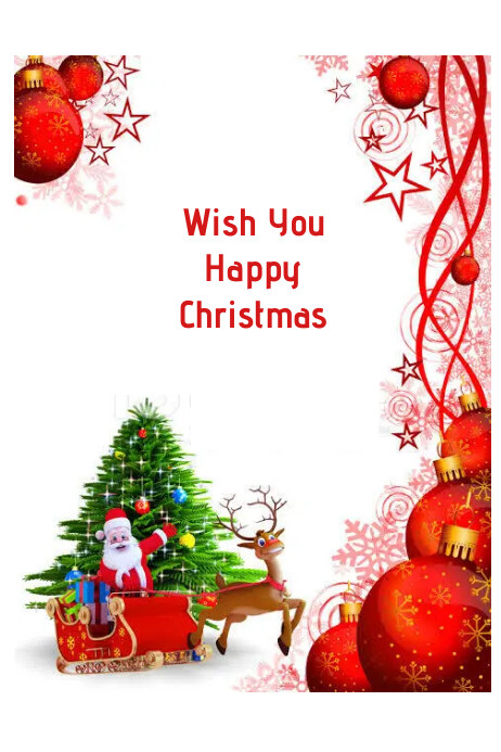 Templates announcements greeting Christmas | PosterMyWall