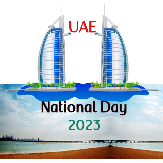 Templates announcements greeting uae National PosterMyWall