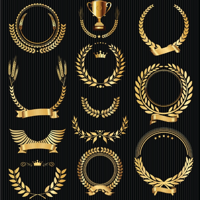 Templates Frame Logo for brand, company, icon Logotyp