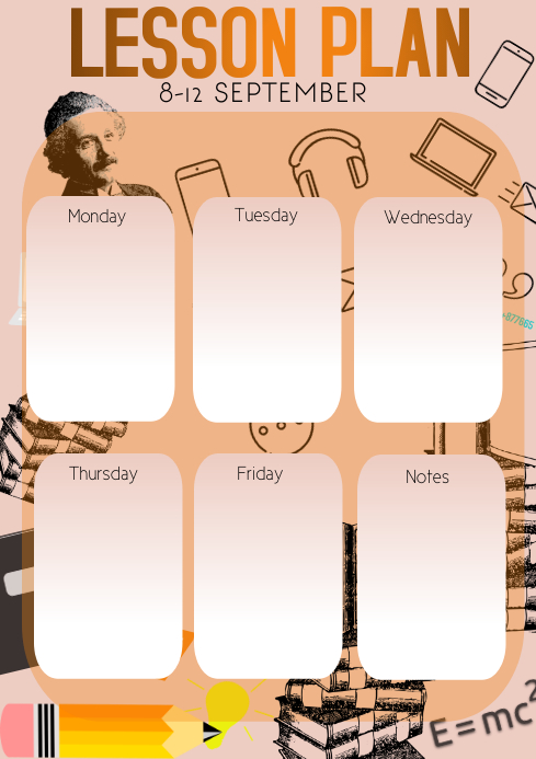 templates lesson plan flyers posters | PosterMyWall