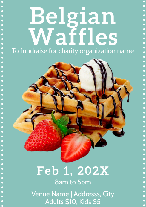 Templates waffles | PosterMyWall
