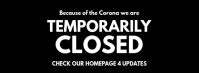 Temporarily Closed Corona Prevention Helpeach Facebook-coverfoto template