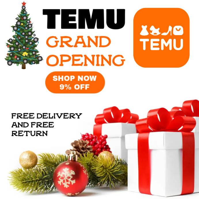 Copy of TEMU DECEMBER SPECIAL SALES | PosterMyWall