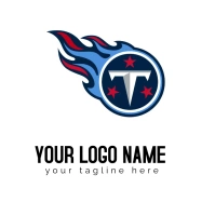 Tennessee Titans logo, Logótipo template