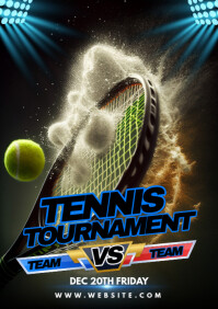 Tennis Flyer Template PosterMyWall