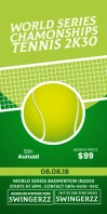 Tennis Roll Up template