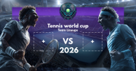 Negro Tennis World Cup Facebook 共享图片 Template