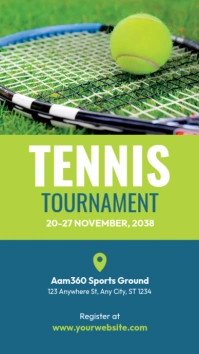 Tennis Tournament Ad Template Instagram Story