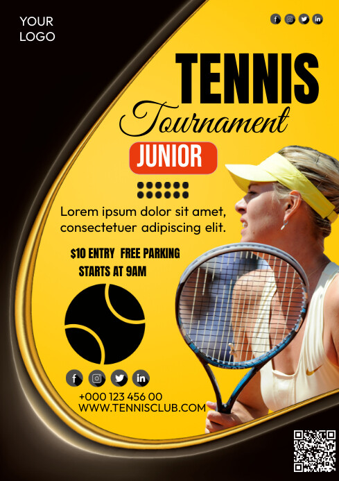 Copy of Tennis Tournament Ads | PosterMyWall