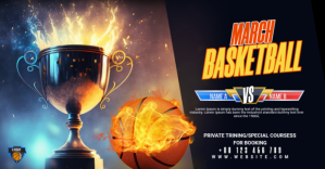 Tennis Tournament Facebook Event Cover template