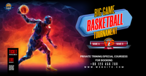 Tennis Tournament Flyer Template Facebook begivenhed cover