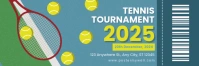 Tennis Tournament Tajuk Twitter template