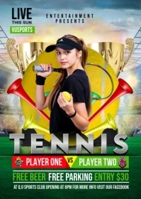 Tennis video template A6