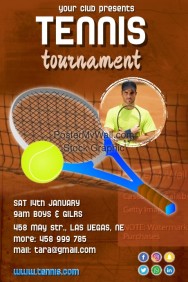 tennis flyer template free