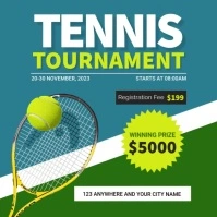 tennis3 Publicación de Instagram template