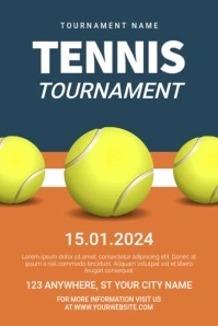 tennis5 Póster template