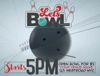 TENPIN BOWLING FLYER TEMPLATE VIDEO