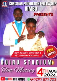 TENT MEETING A5 template