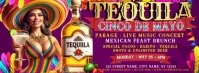 Tequila Cinco De Mayo Facebook Cover Photo template