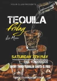 Tequila Friday A4 template