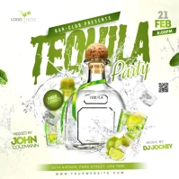 tequila party Сообщение Instagram template