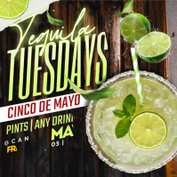 Tequila Tuesdays Publicación de Instagram template