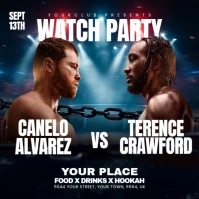 Terence Crawford vs Canelo Alvarez Instagram-bericht template