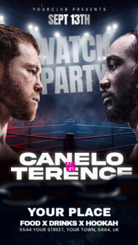 Terence Crawford vs Canelo Alvarez Instagram-Story template