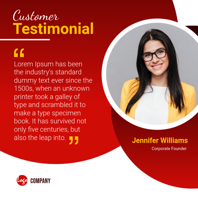 Testimonial design template | PosterMyWall